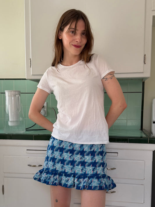 Tweed Mini Skirt